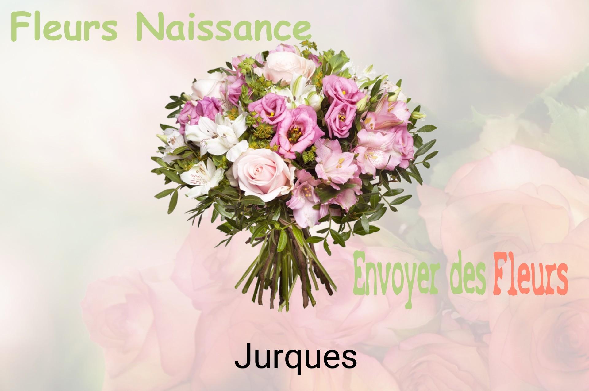 Bouquet de fleurs de naissance livré à Jurques